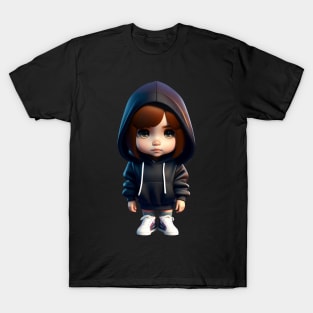 tierna niña encapuchada T-Shirt